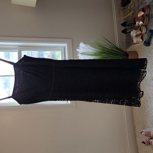 Little black lace dress